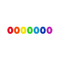  Guirlande fanions chiffres multicolores 6 m, fig. 1 