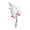  Einhorn-Pinata Spielzeug-Kindergeburtstag aus Pappkarton rosafarben-weiß 47 x 39 cm, fig. 1 