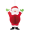  Decorazione da appendere Babbo Natale in carta 35,5 cm, fig. 1 