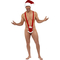  Mankini humoristique Père Noël homme, fig. 1 