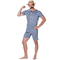  Déguisement Maillot de bain rétro rayé bleu et blanc homme, fig. 1 