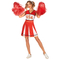  Déguisement pompom girl USA rouge femme, fig. 1 