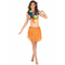  Jupe hawaïenne courte orange papier adulte, fig. 1 