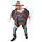  Poncho de Mexicain multicolore à franges adulte, fig. 1 