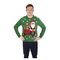  Pull de Noël vert avec Père Noël motard, fig. 1 