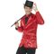  Veste disco rouge à sequins luxe homme, fig. 1 