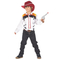  Frecher Cowboy Jungen-Kostüm für Fasching weiss-rot-gelb, fig. 1 