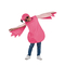  Costume fenicottero rosa per bambina, fig. 1 