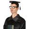  Coiffe d'étudiant noire adulte, fig. 2 