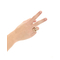  Bague hippie dorée adulte, fig. 2 