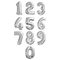  Ballon aluminium chiffre argent 33 cm, fig. 2 
