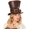  Boucles d'oreilles rouages et plumes adulte Steampunk, fig. 2 