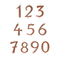  Bougie anniversaire chiffre rose gold 13 cm, fig. 2 