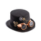  Chapeau haut de forme steampunk en feutre avec lunettes adulte, fig. 2 