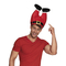  Lustige Weihnachtsmann-Mütze Kopfbedeckung rot-schwarz-weiss, fig. 2 