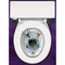  Décoration autocollante pour wc Araignées 30 x 43 cm, fig. 2 