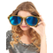  Lunettes géantes adulte doré, fig. 2 