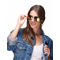  Lunettes rondes rétro métalliques argentéesadulte, fig. 2 