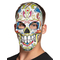  Masque dia de los muertos blanc, fig. 1 