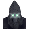  Masque intégral à capuche visage invisible et yeux lumineux vert adulte, fig. 1 