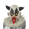  Masque latex clown noir et blanc adulte, fig. 1 