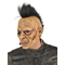  Masque latex punk à crête adulte, fig. 1 