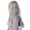  Geister-Perücke mit Wellen langhaarig Damen-Accessoire für Halloween weiss-grau, fig. 2 