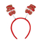  Weihnachtlicher-Haarreif mit Schneemännern Accessoire rot-weiß, fig. 2 