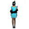  Deguisement charleston turquoise sequins femme, fig. 2 