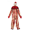  Déguisement clown terrifiant rouge et blanc homme, fig. 2 
