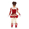  Déguisement clown terrifiante rouge et blanc fille, fig. 2 