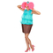  Déguisement cupcake turquoise femme, fig. 2 