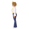  Travestimento disco effetto jeans e dorato taglie forti, fig. 2 