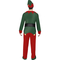  Déguisement elfe bicolore homme Noël, fig. 2 