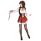  Déguisement pirate sexy blanc et rouge femme, fig. 2 