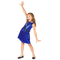  Déguisement robe disco bleue paillette avec gros noeud fille, fig. 2 