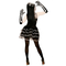  Déguisement squelette tutu bouffant femme Halloween, fig. 2 