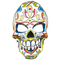  Masque dia de los muertos blanc, fig. 2 