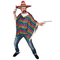  Poncho de Mexicain multicolore à franges adulte, fig. 2 