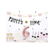  6 Bougies d'anniversaire chaton blanches et roses 2 cm, fig. 3 