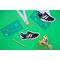  6 Cartes d'invitation chaussures de foot 19,5 x 9 cm, fig. 3 