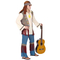  Costume hippie della pace uomo, fig. 3 