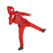 Déguisement ninja rouge étoiles garçon, fig. 3 