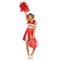  Déguisement pompom girl USA rouge femme, fig. 4 