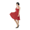  Déguisement rockabilly 50's rouge femme, fig. 3 