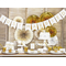  Guirlande en carton just married blanche et dorée 15 x 155 cm, fig. 3 