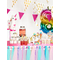 Einhorn-Pinata Spielzeug-Kindergeburtstag aus Pappkarton rosafarben-weiß 47 x 39 cm, fig. 4 
