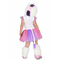  Costume Principessa Unicorno peluche bambina, fig. 3 
