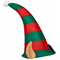  Bonnet lutin du Père Noël rayé avec oreilles adulte, fig. 1 
