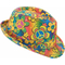  Chapeau borsalino hippie à fleurs adulte, fig. 1 